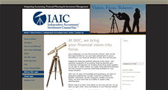 Desktop Screenshot of iaic.ca