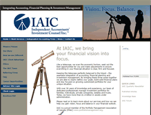 Tablet Screenshot of iaic.ca